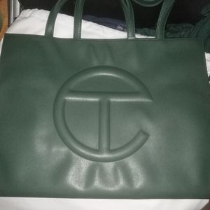 Large Dark Olive Telfar bag